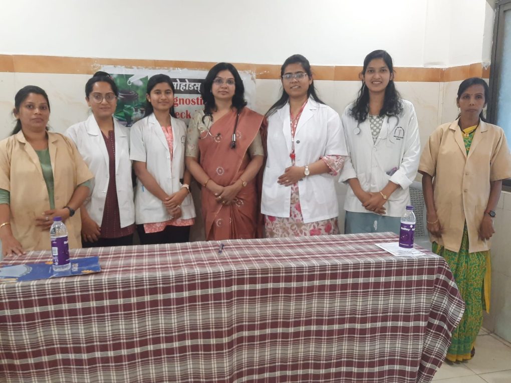 संकल्पसखी परिवार आयोजित राष्ट्रीय महिला दिनानिमित्त स्त्री आरोग्य निदान शिबीर